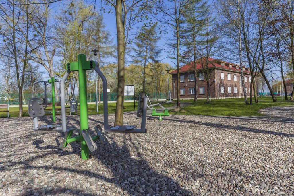 Centrum Zeglarskie Domki Kempingowe Stettin Exterior foto